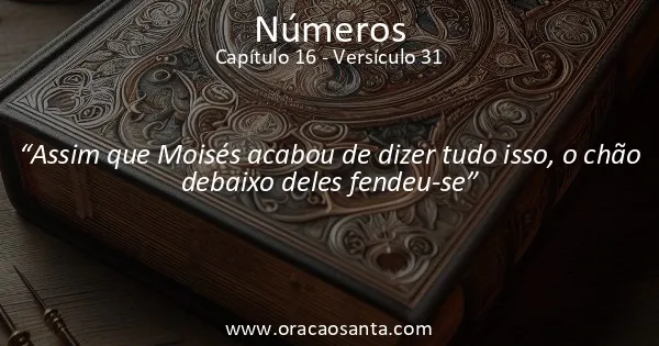 Números 16:31