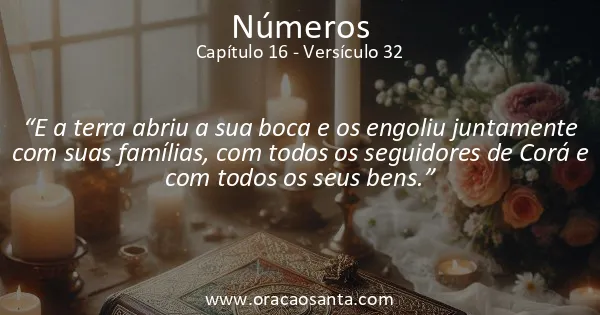Números 16:32