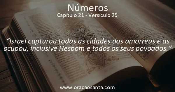Números 21:25