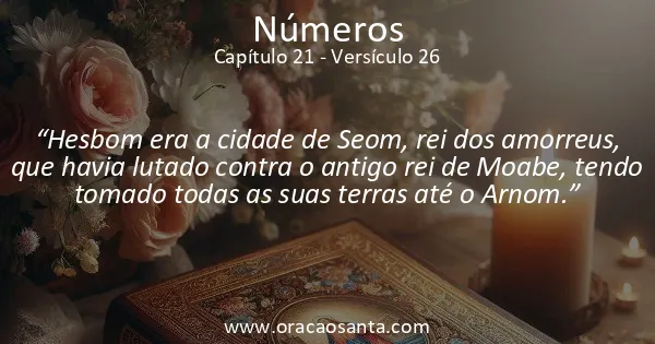 Números 21:26