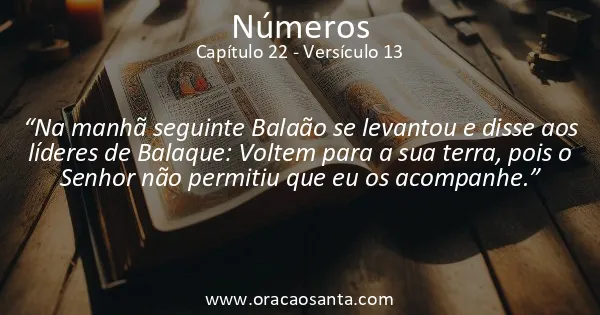 Números 22:13