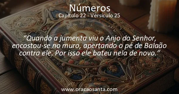 Números 22:25