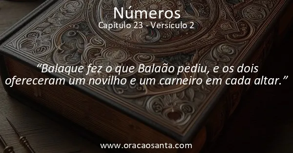 Números 23:2