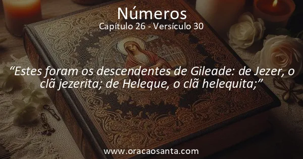Números 26:30