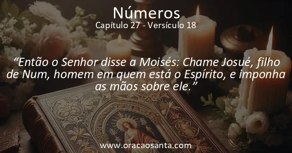 Números 27:18