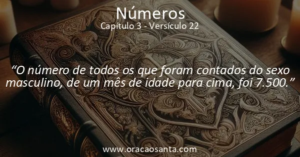 Números 3:22