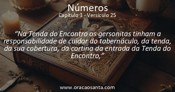 Números 3:25