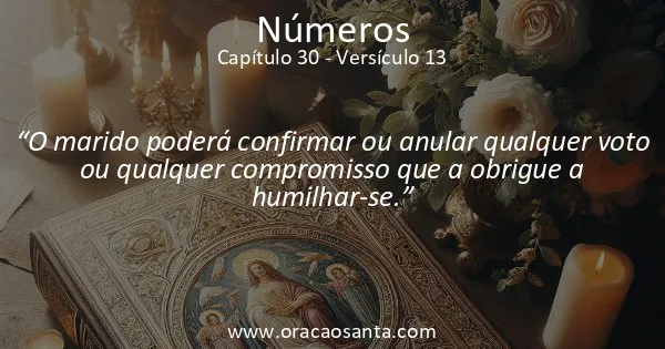 Números 30:13