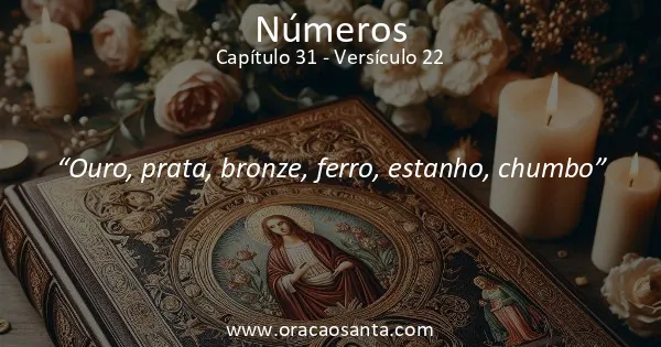 Números 31:22