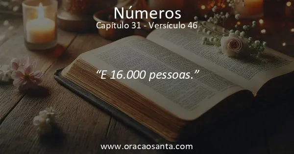 Números 31:46