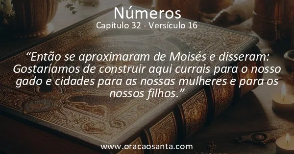 Números 32:16