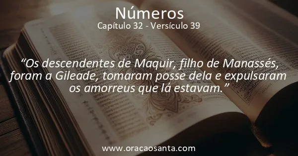 Números 32:39