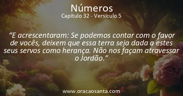 Números 32:5