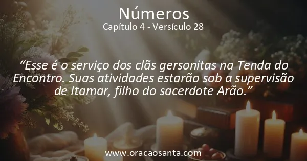 Números 4:28