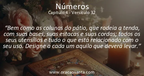 Números 4:32