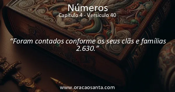 Números 4:40
