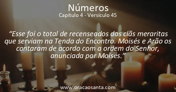Números 4:45