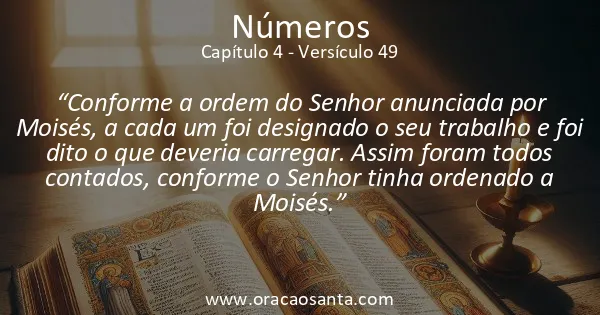 Números 4:49
