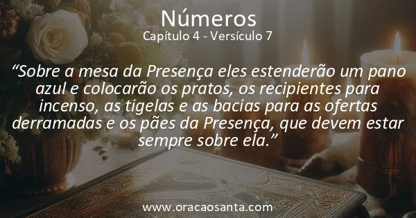 Números 4:7