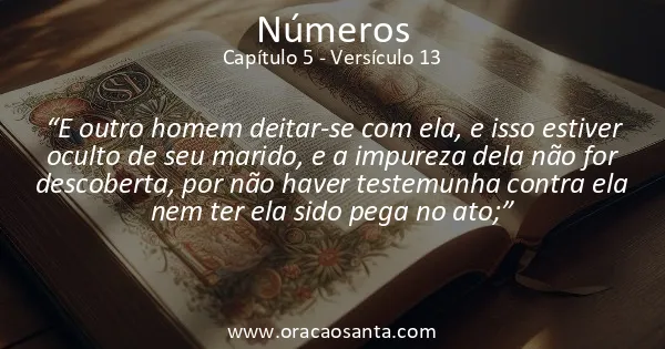 Números 5:13