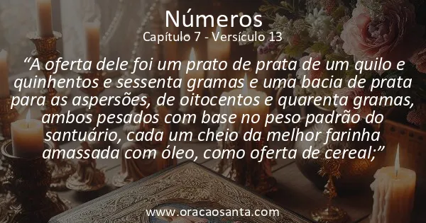 Números 7:13
