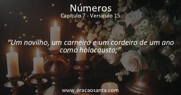 Números 7:15