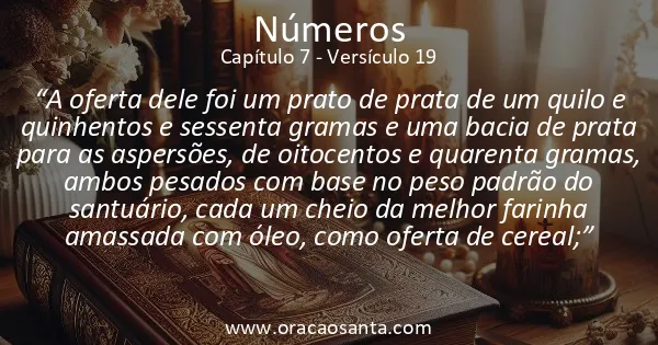 Números 7:19
