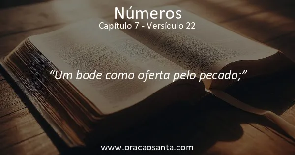 Números 7:22