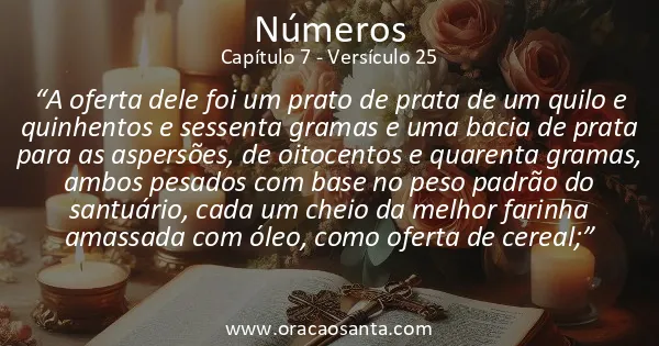 Números 7:25