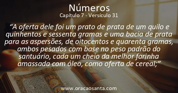 Números 7:31