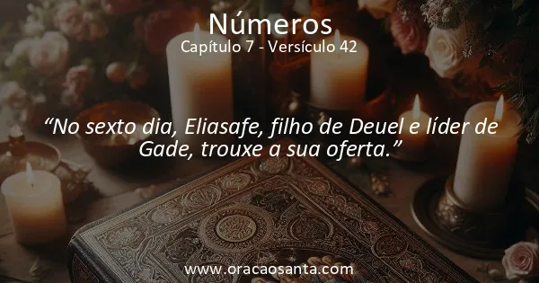 Números 7:42