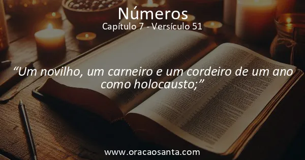 Números 7:51