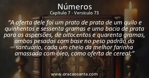 Números 7:73