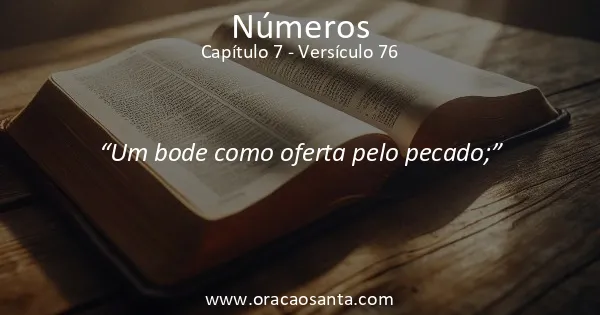 Números 7:76