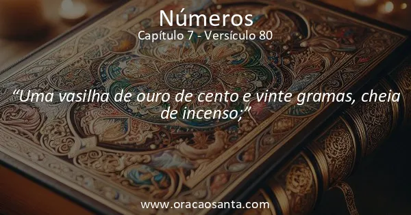 Números 7:80