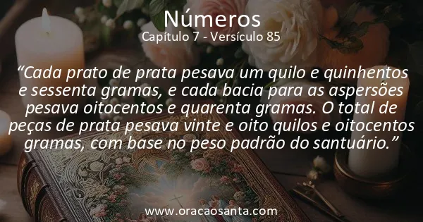 Números 7:85