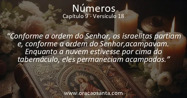 Números 9:18