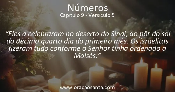 Números 9:5