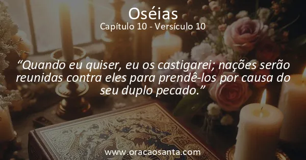 Oseias 10:10