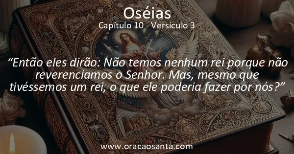 Oseias 10:3