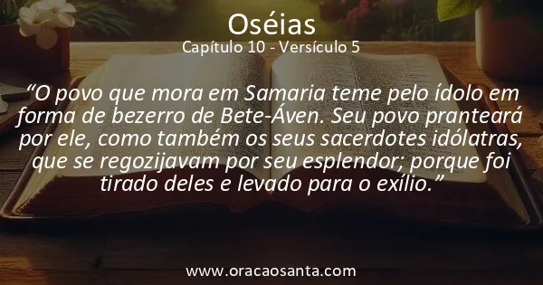 Oseias 10:5
