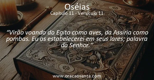 Oseias 11:11