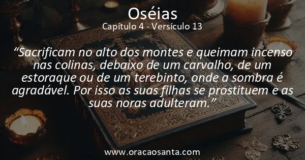 Oseias 4:13