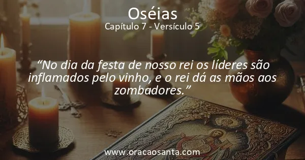 Oseias 7:5
