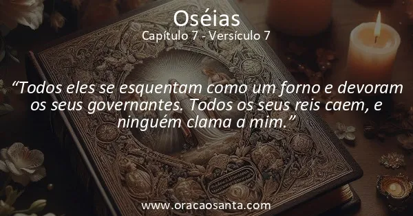 Oseias 7:7