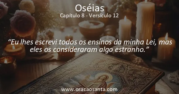 Oseias 8:12