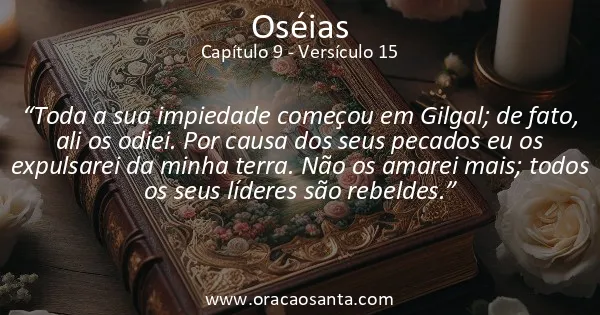 Oseias 9:15