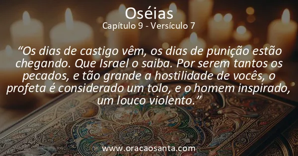 Oseias 9:7