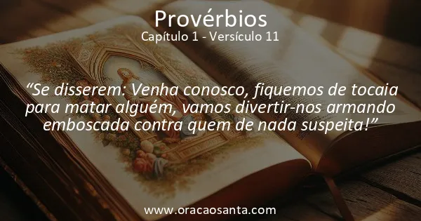 Provérbios 1:11