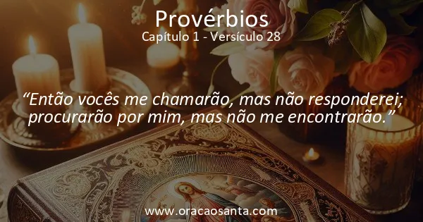 Provérbios 1:28